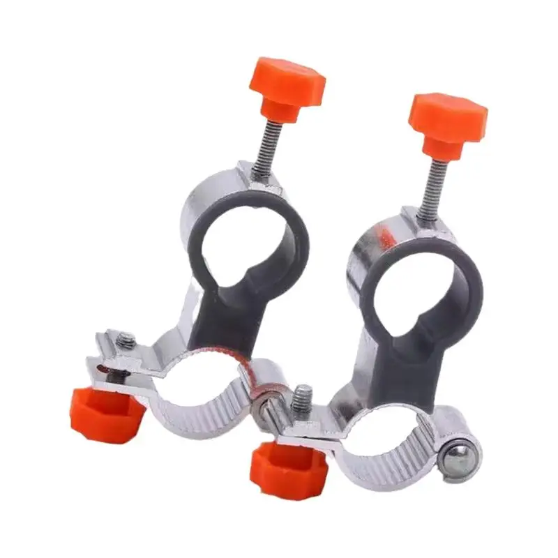 

Fishing Umbrella Bracket 2pcs High Strength Aluminum Alloy Umbrella Clamp Easy Installation Mount Clip With Adjustable Screw