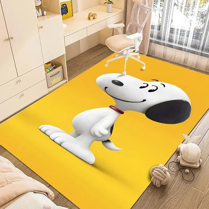 17 Styles Cartoon Snoopy Dog Area Rug Carpet for Living Room Bedroom Kid's Room Home Decor Rug Non-slip Mat Sofa Play Mat Gift