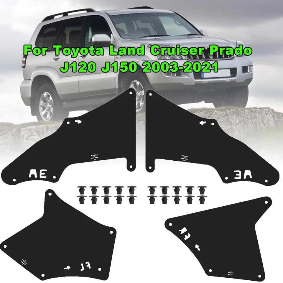 Mud Flap Guard Cover Splash Flaps Car Mudguards For Toyota Land