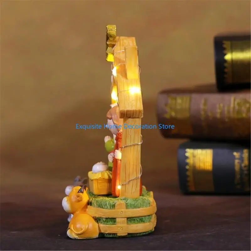 

L5BF LED Christmas Indoor Detailed Manger Nativity Scene Figurines for Home Decors