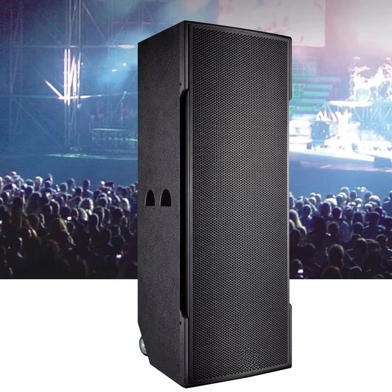 2000W Dual 15 Inch Passive Wooden Speaker Professional Outdoor Karaoke Stage Mono Audio Sound System