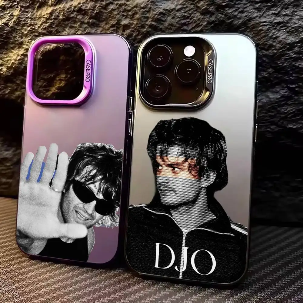 

D-Djo Singer J-Joe K-Keery Phone Case For iPhone17,16,15,14,13,12,11 Plus,Pro Max Colored Silver Plated Inside Cover