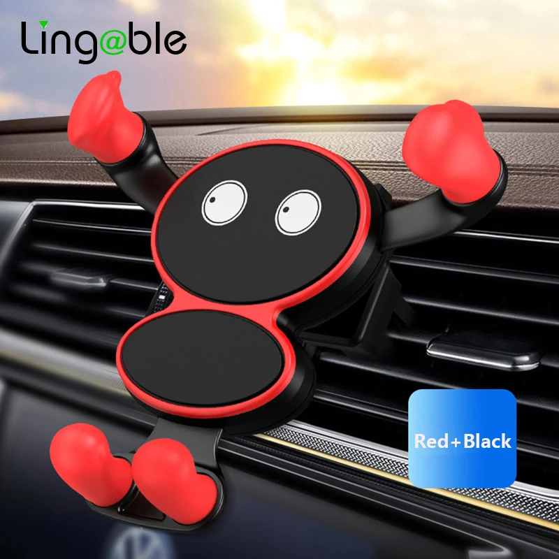 Gravity Car Phone Holder Air Vent Clip Mount Mobile Cell Phone Stand In Car Universal For iPhone Huawei Samsung Xiaomi