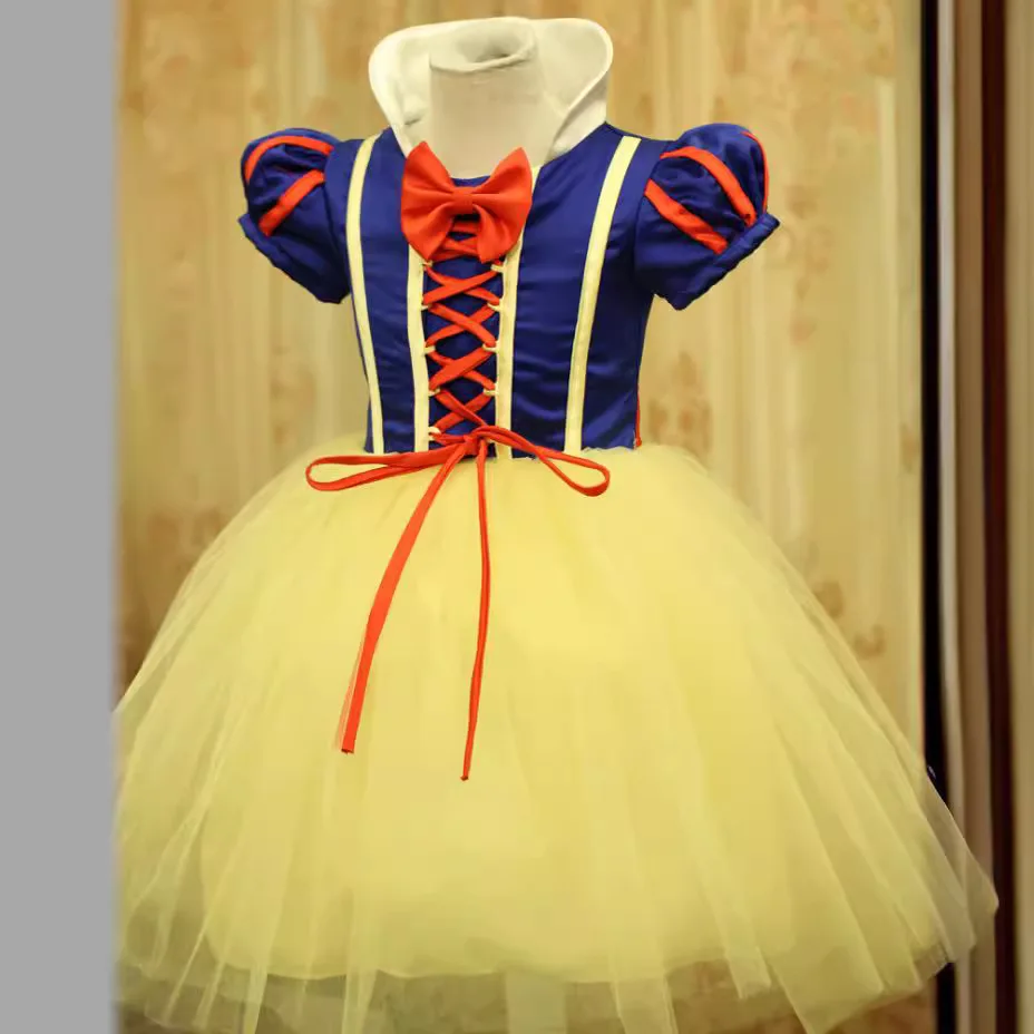 Cosplay Kids Halloween Christmas Costume Dress Dress Cinderella Girls Snow White Dress