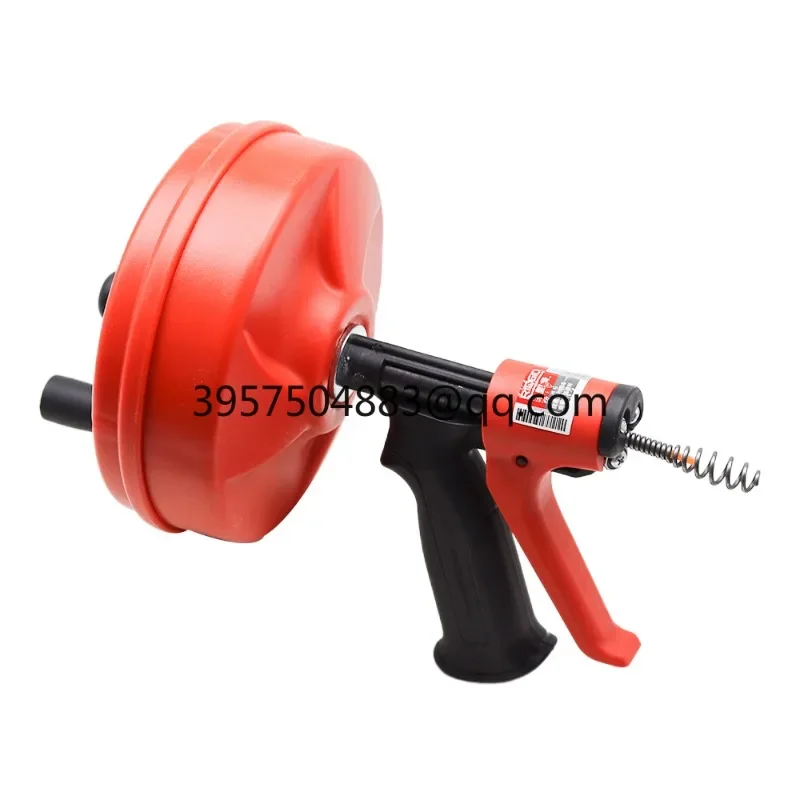 High-efficiency electric manual toilet dredge machine rechargeable drill pipe cleaner sewer cleaner Tools