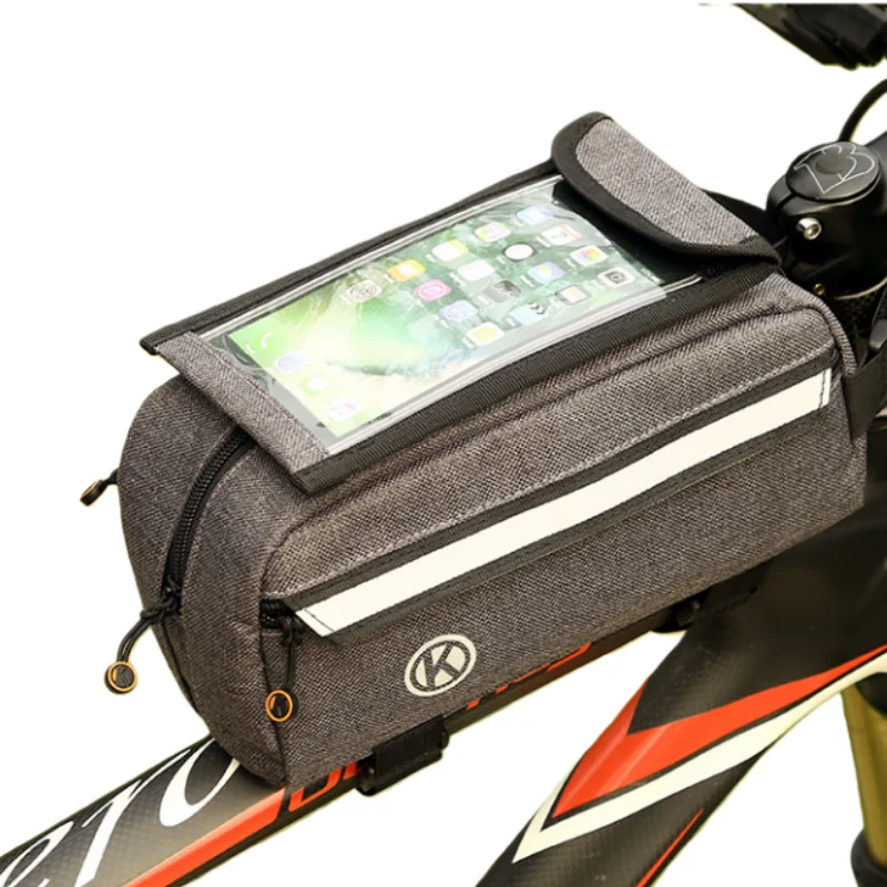 

Waterproof Top Tube Cycling Phone Mount Pack Bicycle Bag Bicycle Top Tube Bag Touch Screen Bicycle Phone Bag