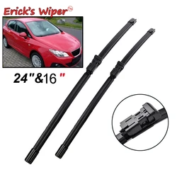 Erick's Wiper LHD Front Wiper Blades For Seat Ibiza 6J 2008 - 2017 Windshield Windscreen Window Car Rain Brushes 24''+16''