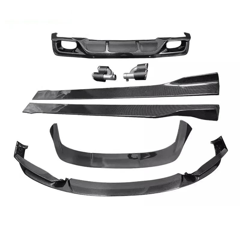 

Carbon Fiber Front Rear Lip Side Skirt Tail Wing Tail Throat Assembly For BMW X2 F39 2018 2019 2020 2021 modified Body Kit