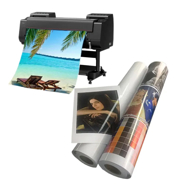 

Large Format 30meters 240g Rc Glossy Inkjet Printing Photo Paper Roll