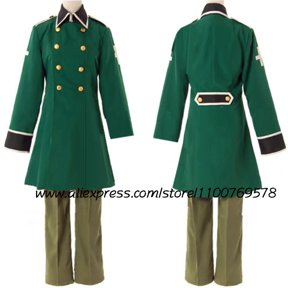 

Anime Axis Powers Hetalia Basch Zwingli Switzerland Uniform Full Set Anime Cosplay Halloween party Costume