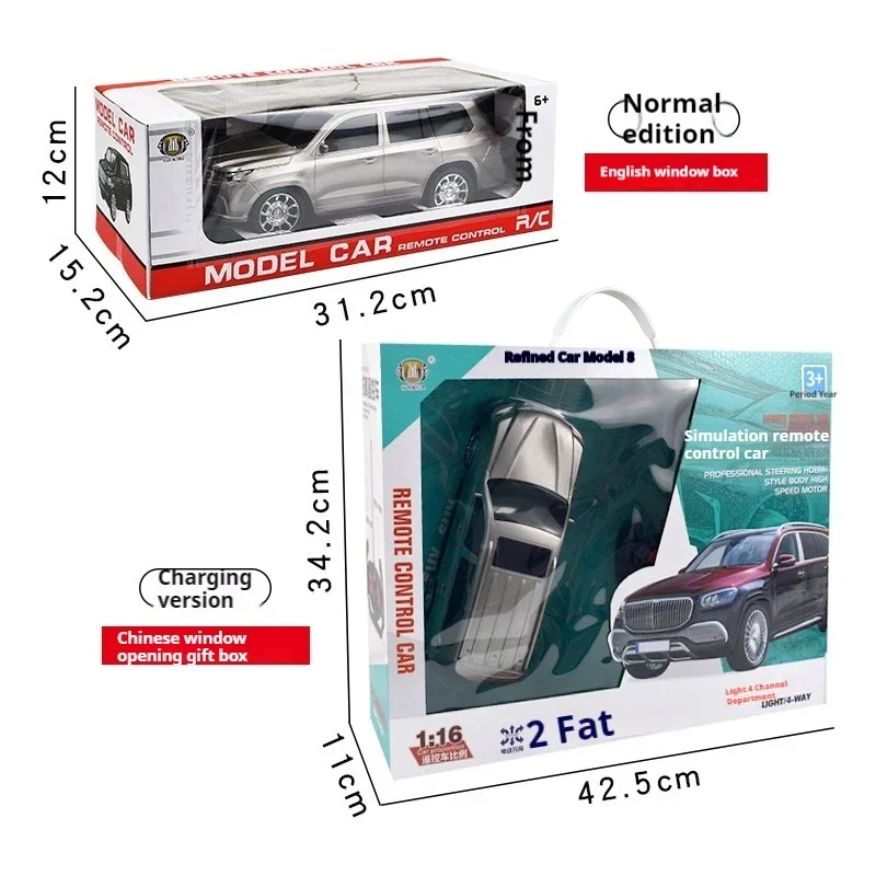 รถ rc ชุดของขวัญ: 1: 16 ขนาดรีโมทคอนโทรลรถ,4-Way จําลองรถเชิงพาณิชย์รุ่น, รถยนต์ไฟฟ้าสําหรับของเล่นเด็ก cool stuff