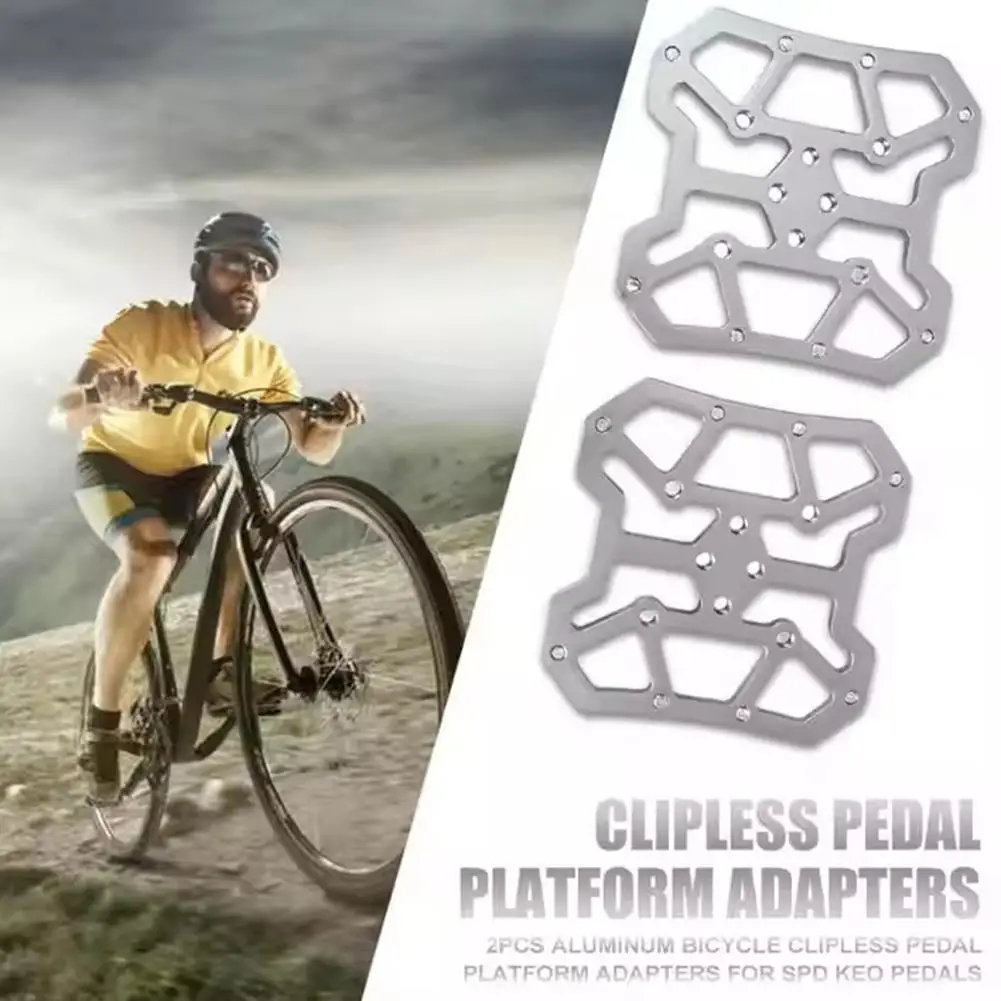 

Bike Self-locking Pedal Turn Flat Pedal MTB Road Bike Quick Release Lock Plate Lock Shoe Conversion Pedal For Cycling Acces R9M8