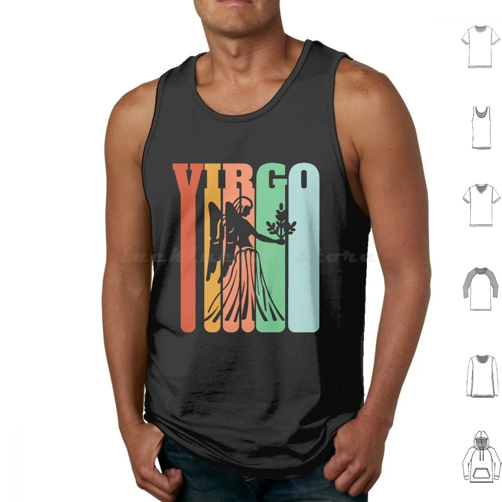 Virgo Zodiac Birthday Tank Tops Print Cotton Virgo Virgo Zodiac Virgo Zodiac Sign Virgo Star Sign Virgo Horoscope Virgo