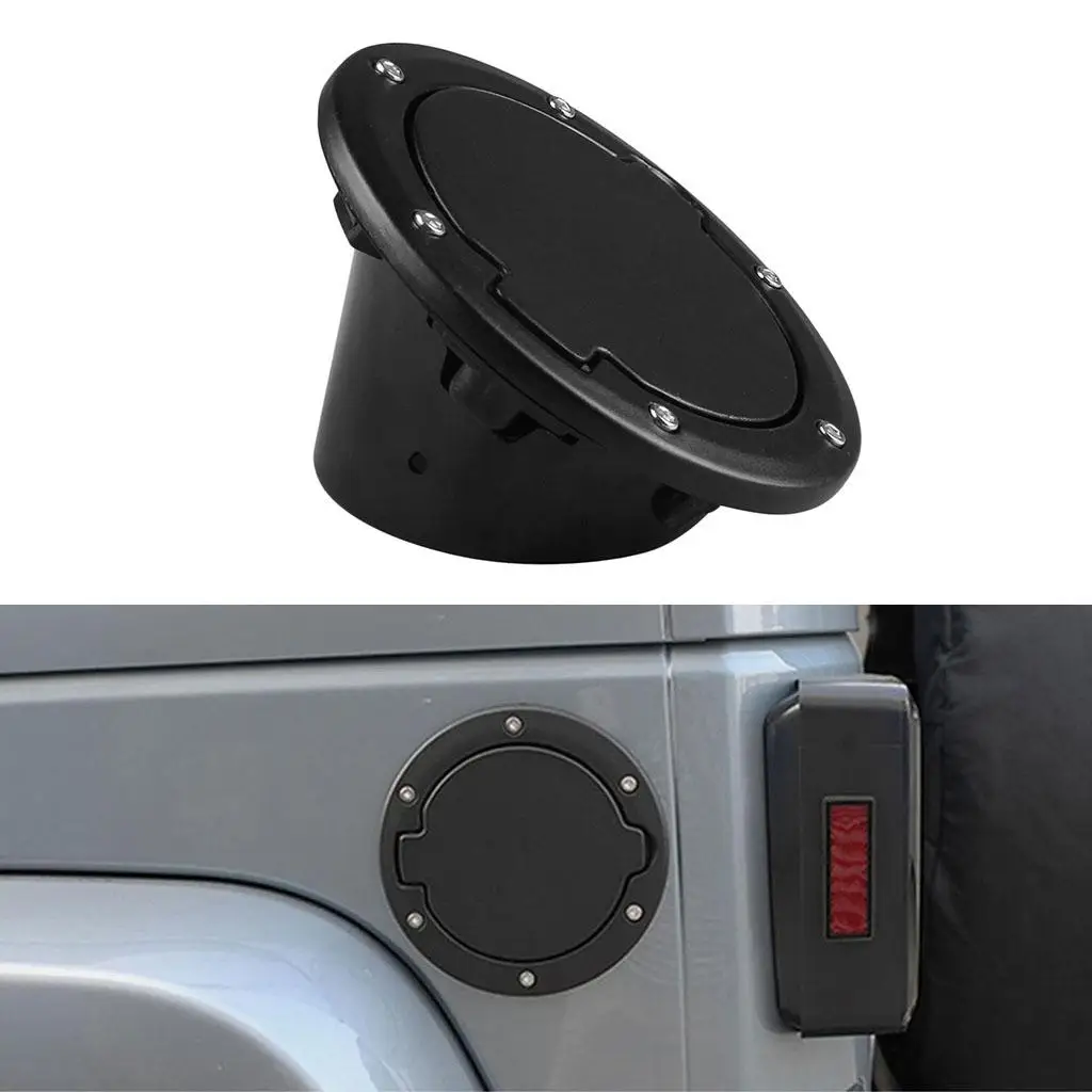 Metalen Aluminium Vergrendeling Gas Cap Cover voor Jeep Wrangler JK 2/4 Deur 2007-2018