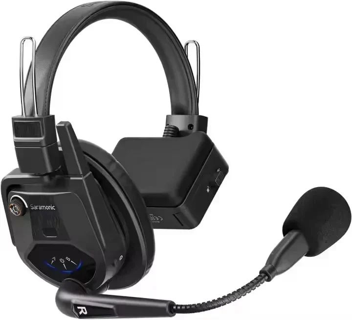 Saramonic WiTalk9 WT9S Full-Duplex Wireless Headset Intercom System 500m Ran Team Communication 1 Master 8 Remote Walkie Talkie