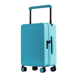 New wide pull rod luggage, off-road grade shock-absorbing wheel travel case, YKK zipper, German Bayer PCmaterial, large capacity