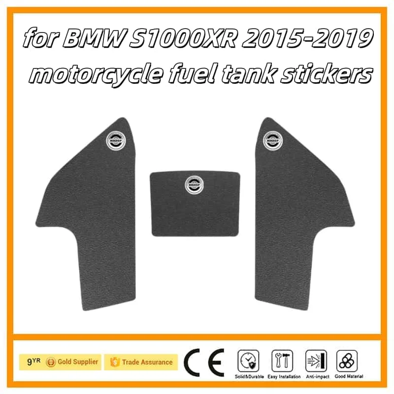 

Motorcycle Sticker Tank Non Slip Tank Traction Side Pad Protective Decal for BMW S1000XR 2015-2019 motorcycle fuel tank stickers