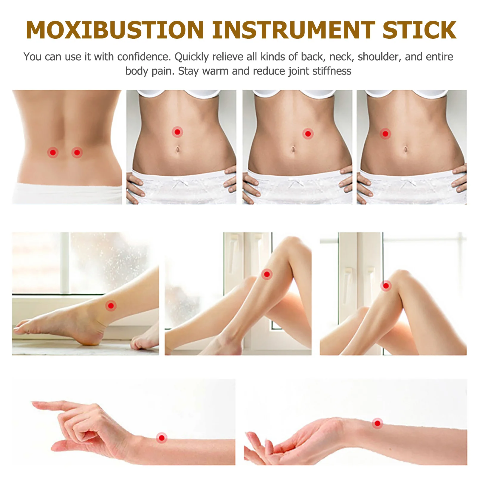 10 Pcs Moxibustion Stand Stickers Portable Heat Insulation Fixators Fumigation Box Small Size Practical Pastes Non-woven Fabric