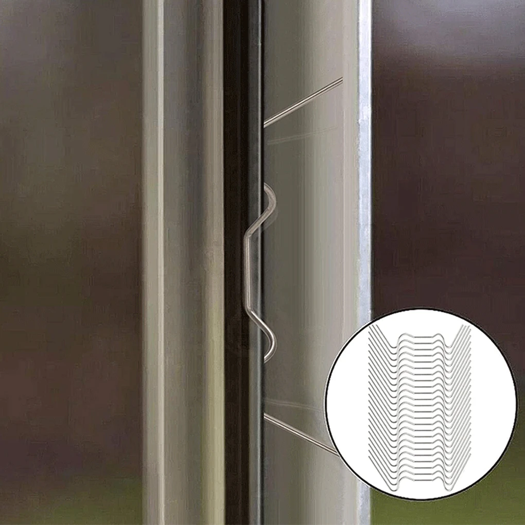 100 шт., зажимы для стекла в теплице, оконные зажимы, садовый инструмент, сменный зажим, инструменты для ремонта теплицы для дома, сада, двора