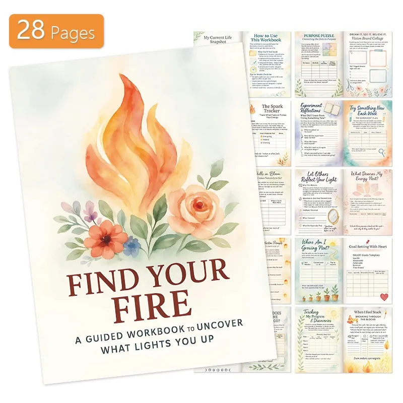 Nouveauté : Guide 'Découvrez votre flamme' - Ignitez votre lumière intérieure, auto-découverte, livre de motivation, best-seller, livres sur la santé et le bien-être