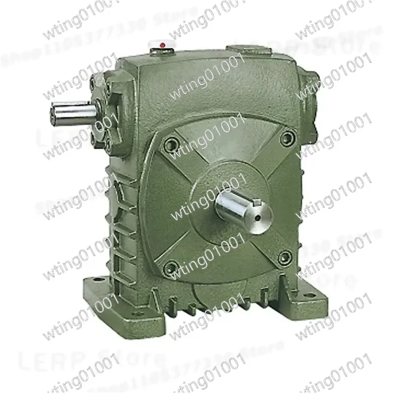 for WPA40 WPS40 Input Shaft WP Series Worm Gearbox Reducer Low Noise High Torque Durable Metal Construction Smooth Operation