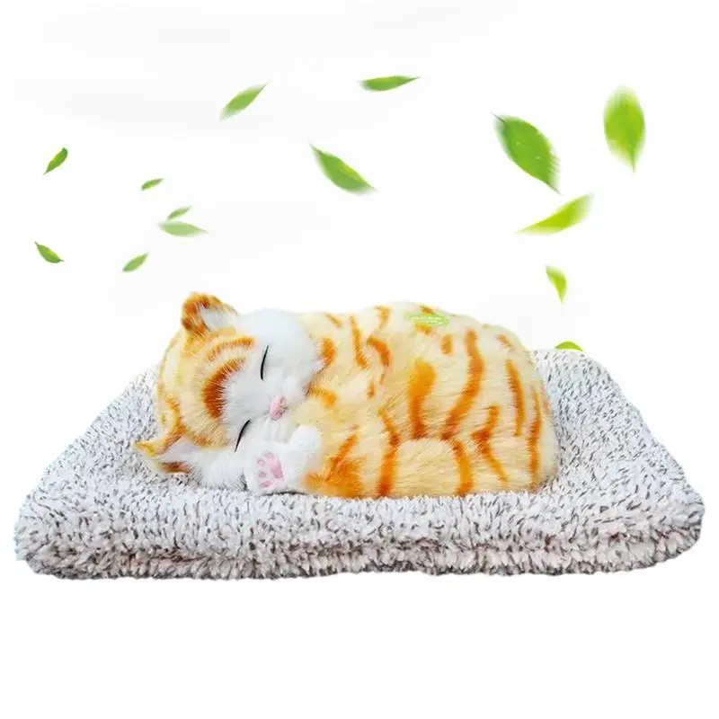 Car Cat Dashboard Ornaments Air Purifying Bags With Odor Removal Cat Ornaments Made Of Activated Carbon Cute Air Purification