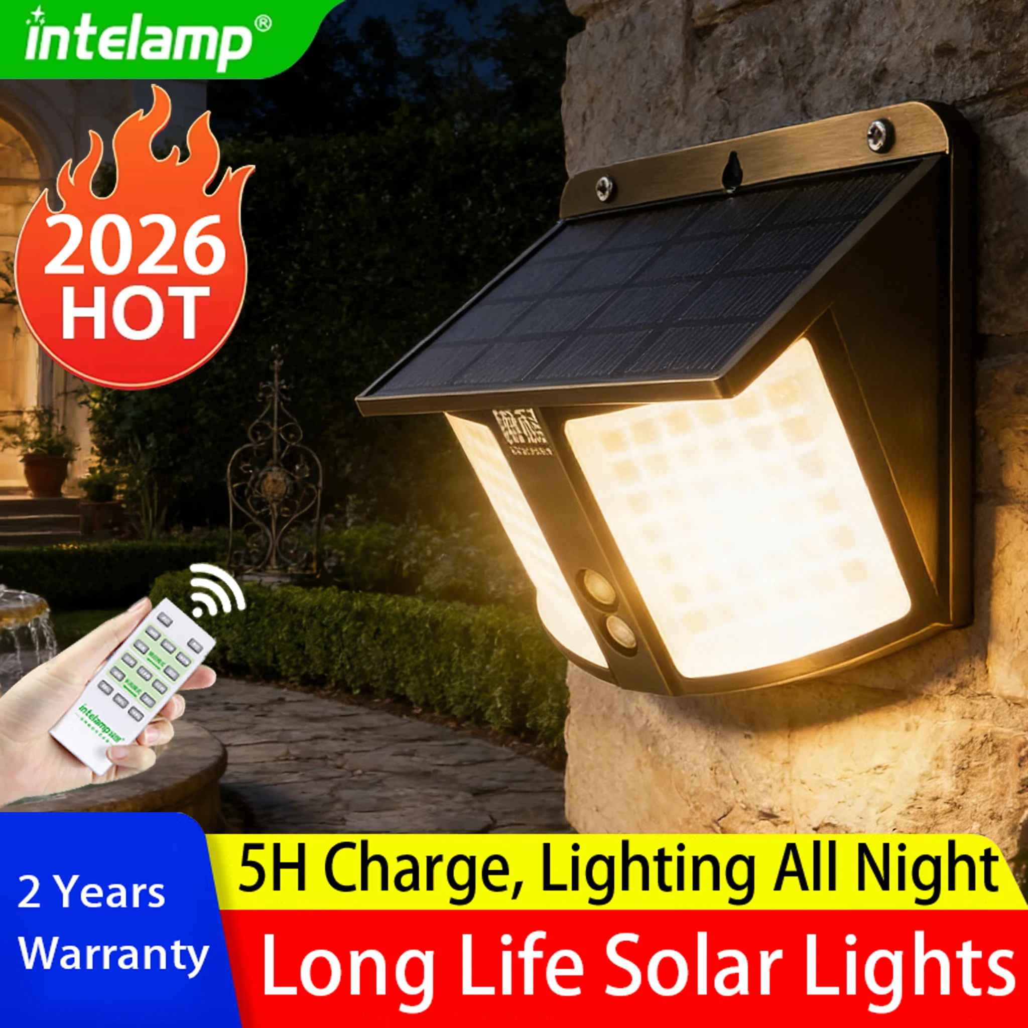 

Солнечные фонари для улицы с 3-режимным датчиком движения, супер яркий настенный светильник IP65, водонепроницаемый уличный фонарь для сада, двора, гаража