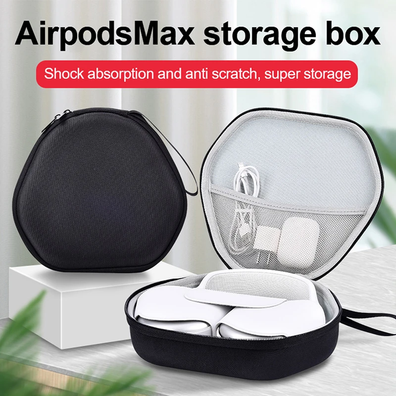 

Waterproof Storage Bag Travel Carry Protective Case for Apple AirPods Max Potective Convenient Carrying Travel Hard Organizer