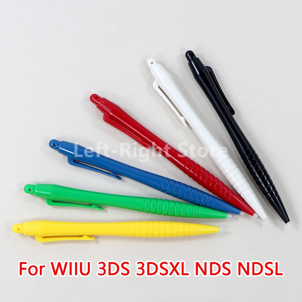 10 قطعة قلم بلاستيكي كبير بشاشة تعمل باللمس لـ 3DS 3DSXL LL NDS NDSL قلم لمس أنيق لجهاز Nintendo Wii U WIIU GamePad