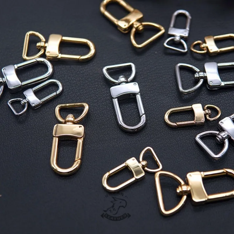 Piece  Lobster Clasp Gold Plated Hook Clasp Alloy Material Bag Accessories Spring Hook Clasp Luxury Bag Buckles