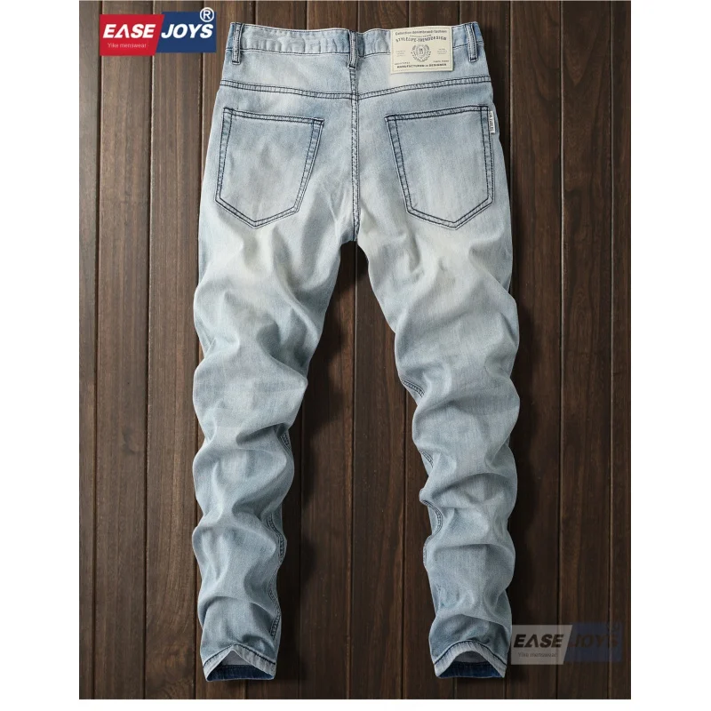 

Eans мужские летние эластичные удобные маленькие прямые трубки модные универсальные модные длинные брюки высокого класса