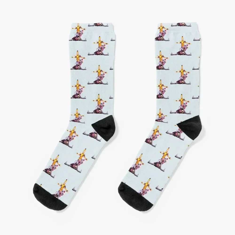 Masked Singer US Season 6 Costume - Banana Split Socks sport Climbing Argentina Socks Man Women's