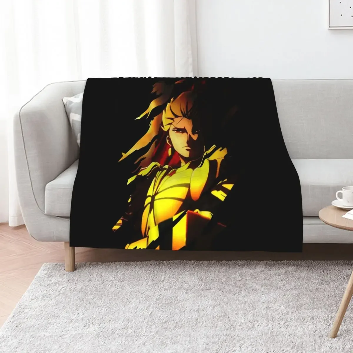 

Gilgamesh Fate Throw Blanket Soft Cute sofa bed manga Blankets