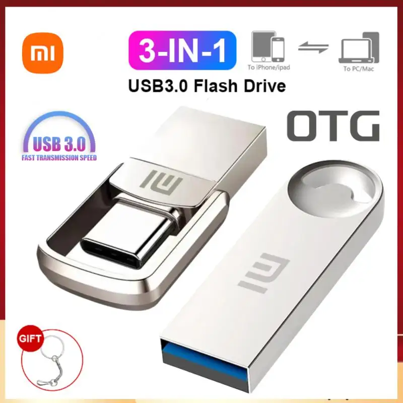 Xiaomi ไดรฟ์ปากกา3.1 USB ความเร็วสูง2TB 100% ความจุจริง pendrive 1TB memorias USB Flash Drive 512G CLE USB Stick จัดส่งฟรี