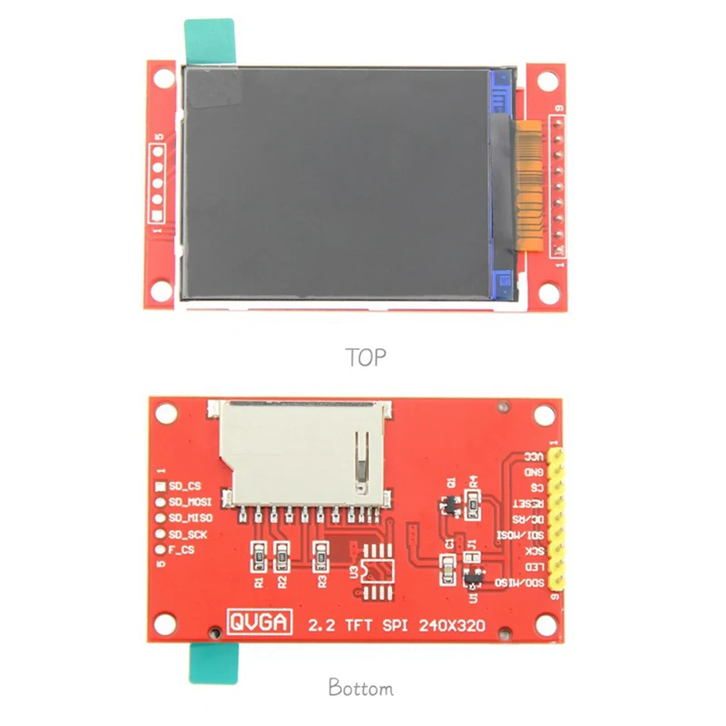 2.2 cal TFT SPI kolorowy wyświetlacz LCD 320x240 ILI9341 kompatybilny z Arduino IDE 2.2 "moduł wyświetlacza LCD