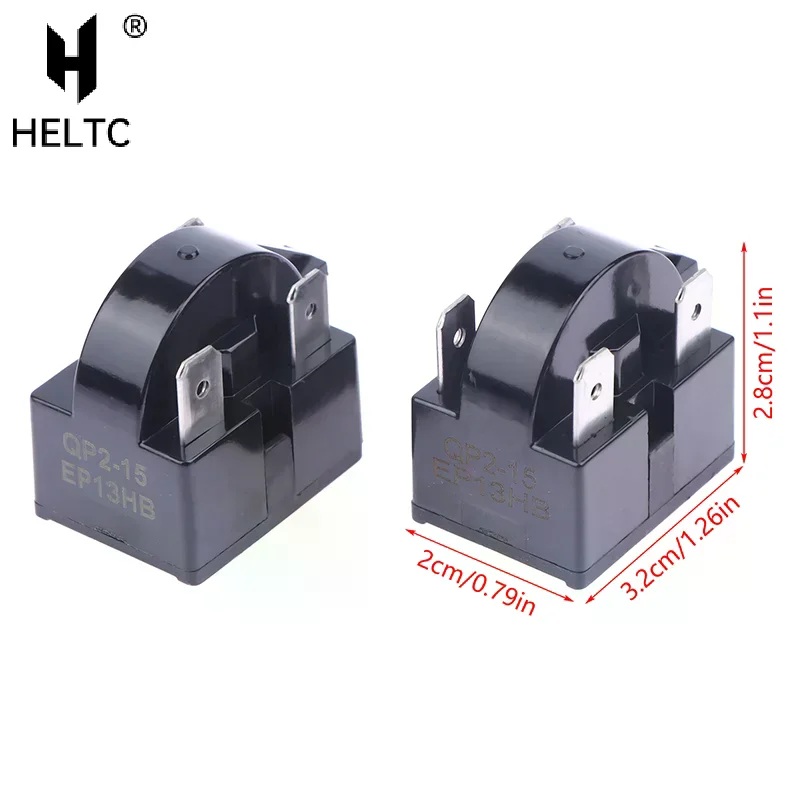 1Pc Refrigerator PTC Starter Relays 1/2/3/4Pins Compressor Overload Protector Refrigerator PTC Starting Relays Accessories