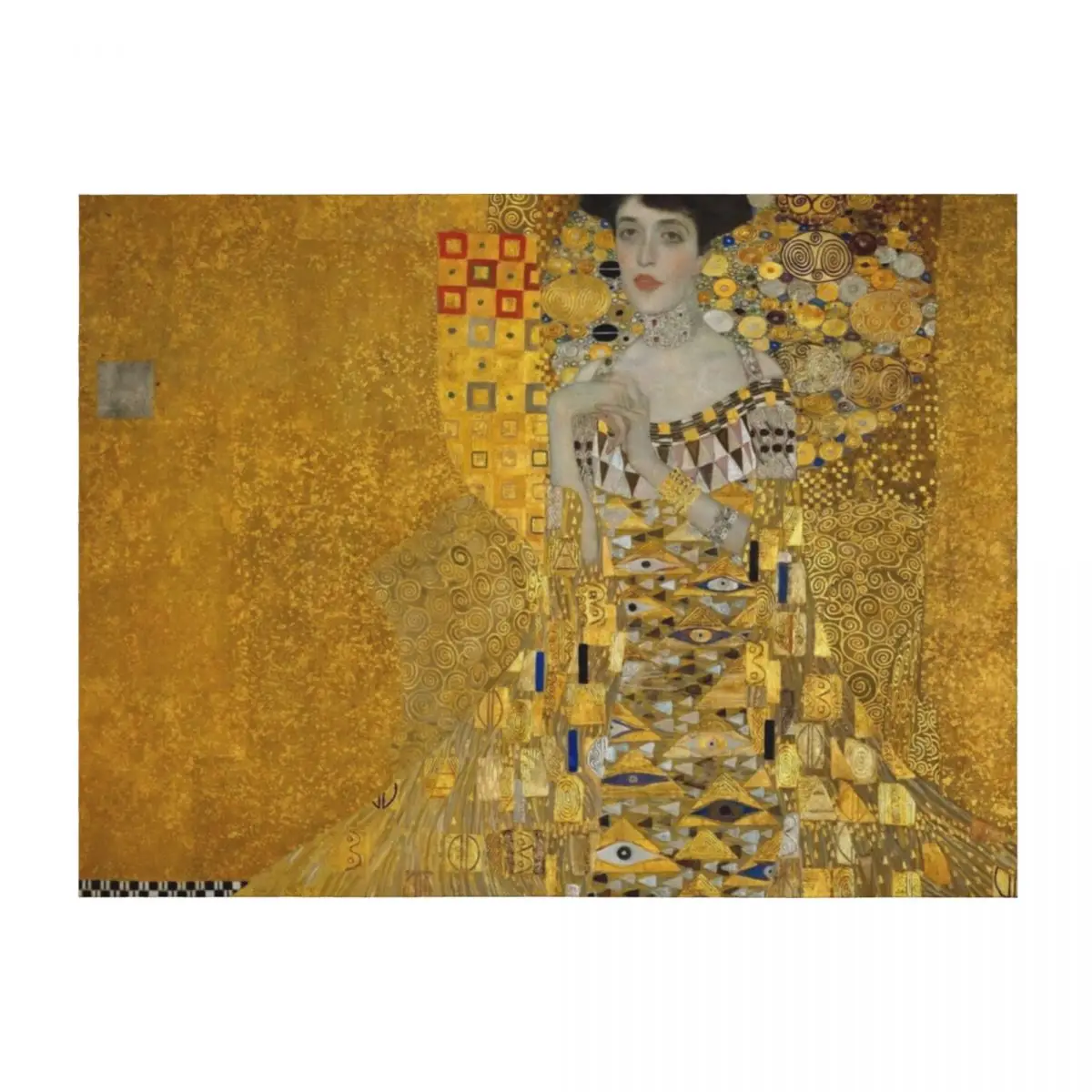 

Gustav Klimt - Portrait of Adele Bloch-Bauer Throw Blanket Bed Fashionable Luxury Blankets For Baby Personalized Gift Blankets