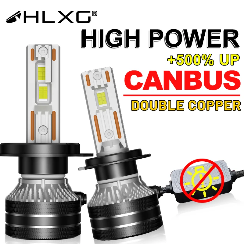 H4 Led Canbus 30000LM 9007 9008 H13 880 881 H27 H7 H1 H8 H11 9005 HB3 9006 HB4 9012 HIR2 Led Headlight Turbo Lamp High Low Beam