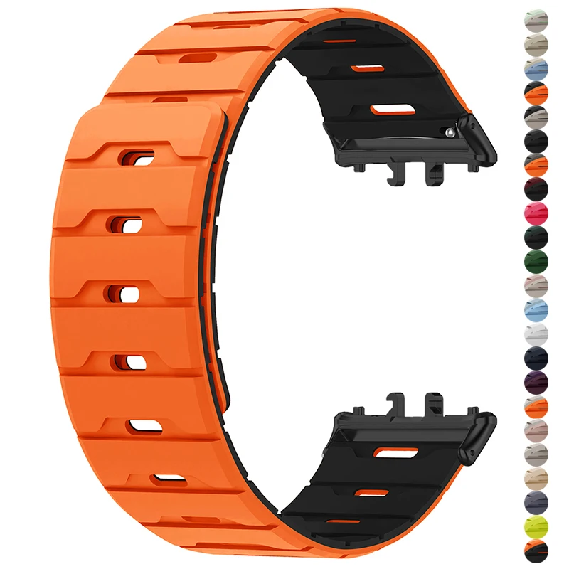 

Магнитный ремешок для Samsung Galaxy Fit 3, силиконовый регулируемый ремешок для часов для Samsung Galaxy Fit 3, умный браслет-браслет