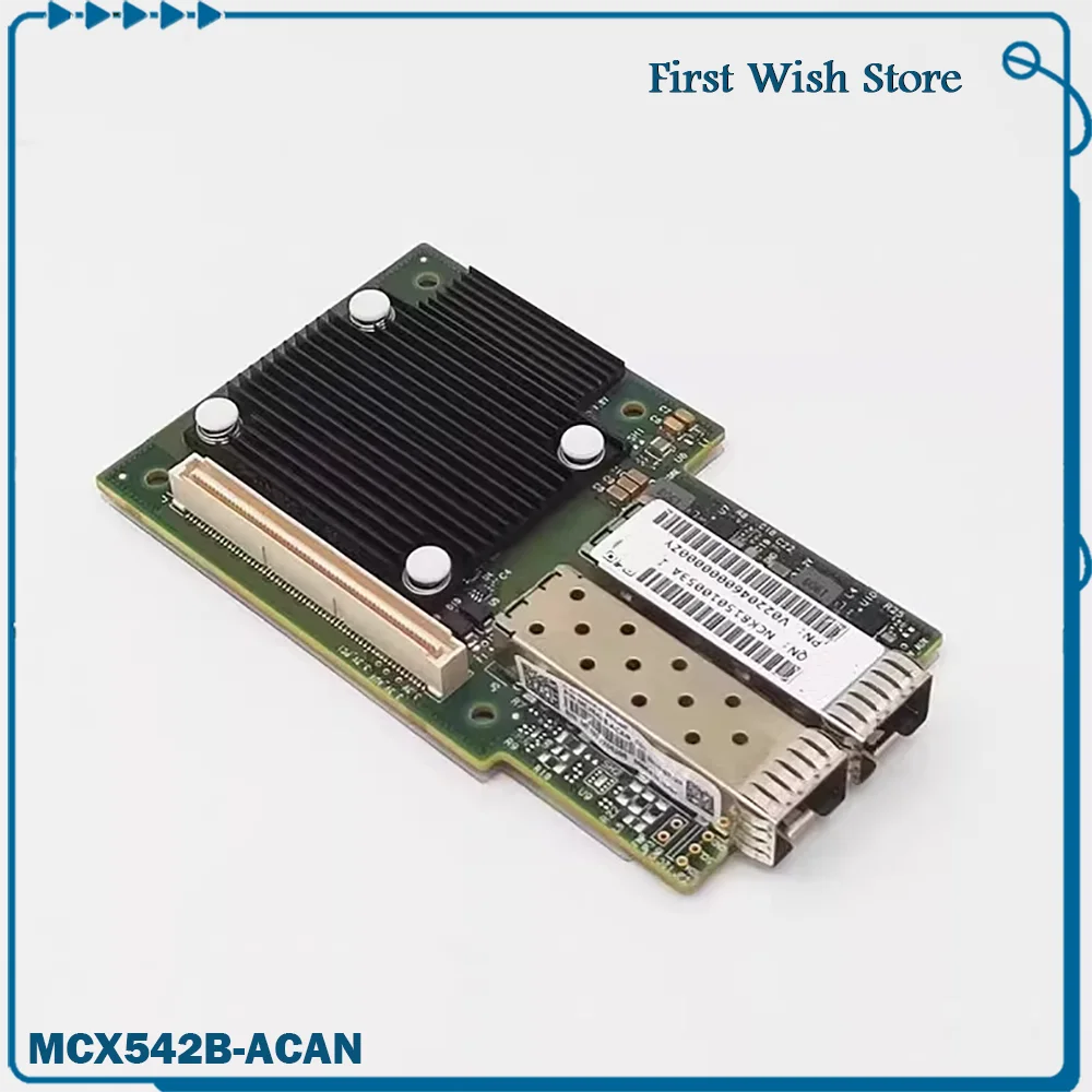 25G 10 Gigabit Fiber Optic OCP 2.0 Network Card CX542B MCX542B-ACAN