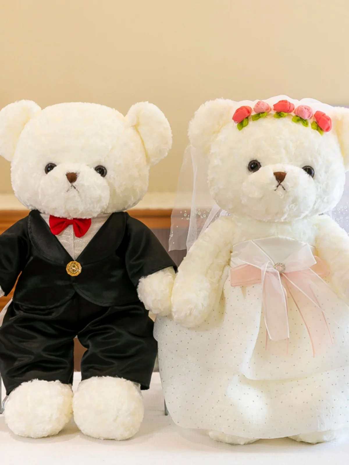 

Мягкие плюшевые мишки для свадьбы и помолвки, куклы-пары, куклы-невесты, игрушки для детей