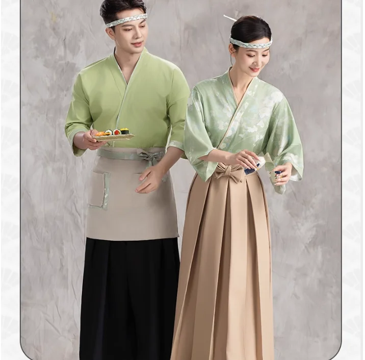 Japanese Workwear, Sushi Restaurant Waiter, Restaurant Uniform