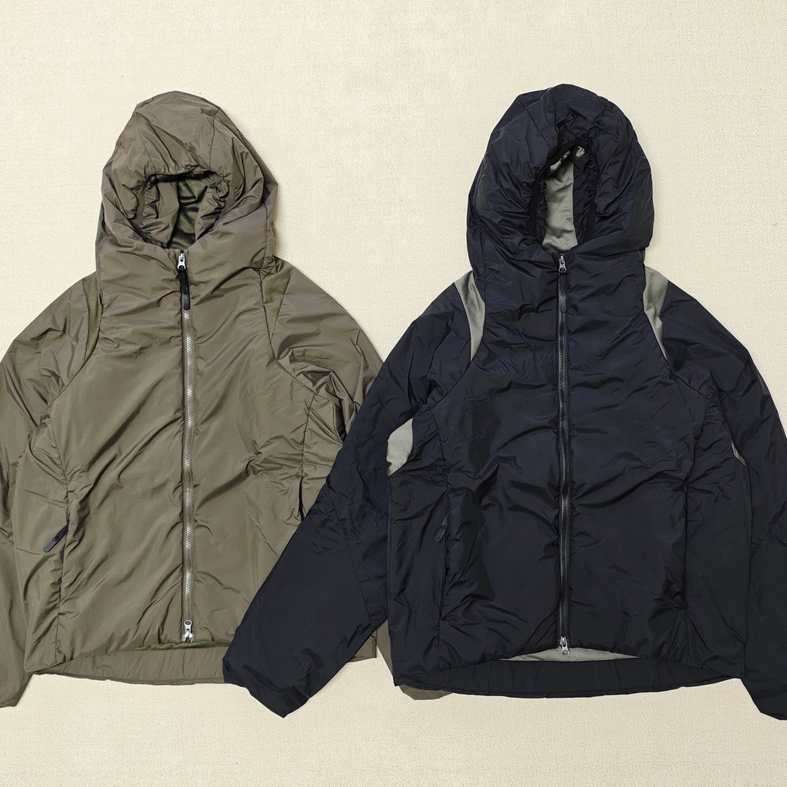 

GDW Outdoor Casual Mesh P Cotton Wear Lightweight Windproof Hooded Jacket