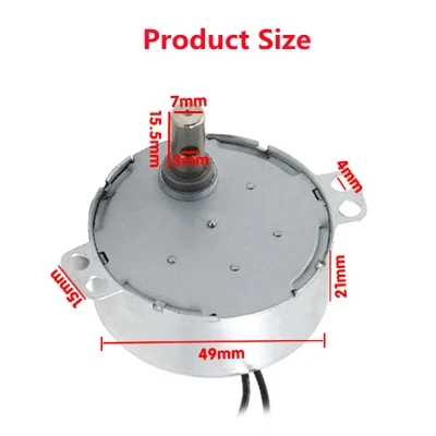 1 قطعة/الوحدة 49KTYZ التيار المتناوب المغناطيس الدائم محرك متزامن 220 فولت 4 واط غير ينظم المحرك 2.5 دورة في الدقيقة-30 دورة في الدقيقة آلة بطيئة السرعة #4
