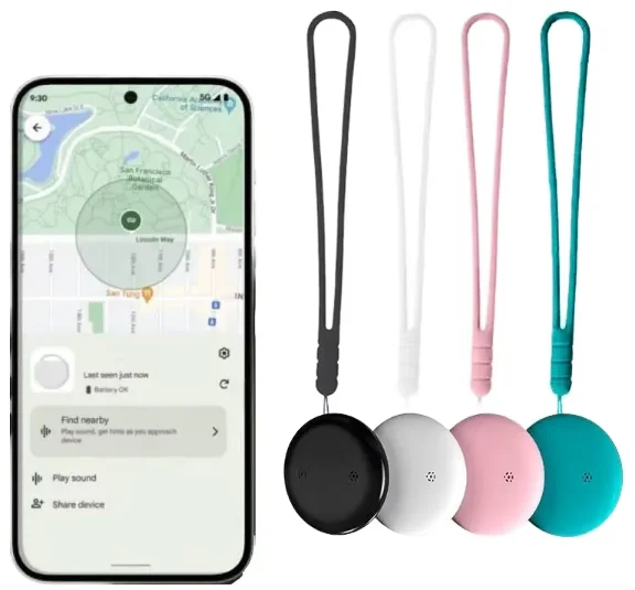 2 pçs google encontrar meu dispositivo android rastreador localizador de posição global localizador chave carteira saco de cartão android encontrar meu tag