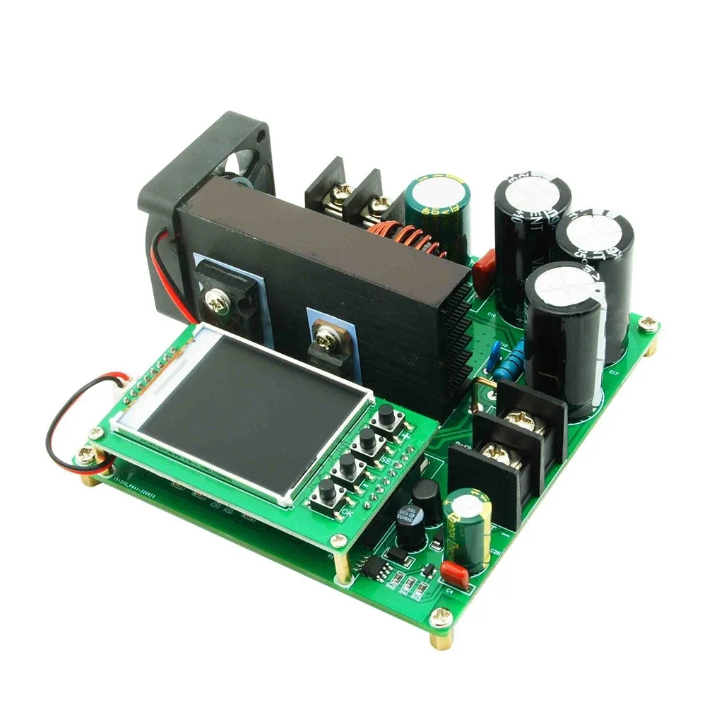 

1 шт., повышающий модуль постоянного тока с ЧПУ и постоянным напряжением с ЖК-дисплеем, 900 Вт, 15 А, 110*105*48 мм, электрические аксессуары