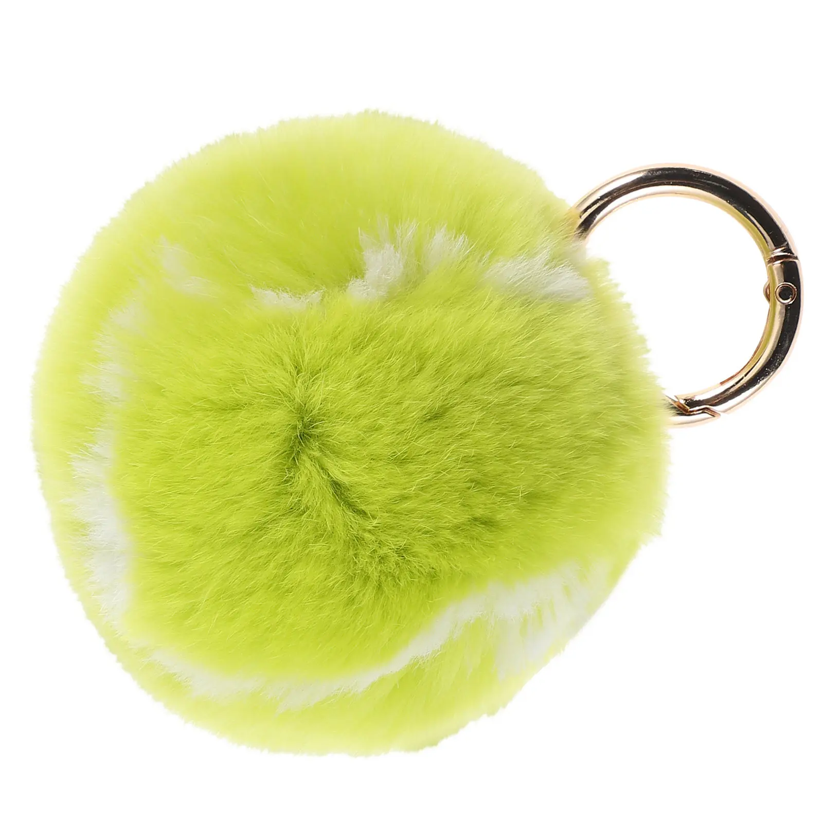 

Mini Tennis Ball Keychain Soft Texture Car Key Ring Charm Cute Sports Bag Pendant Party Gift for Women Men Balls Keychain