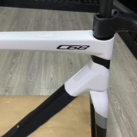 Newest T1100 C68 Road Carbon Bike Frame Racing Bicycle Frame With Handlebar 4 Colors Disc Brake Frameset