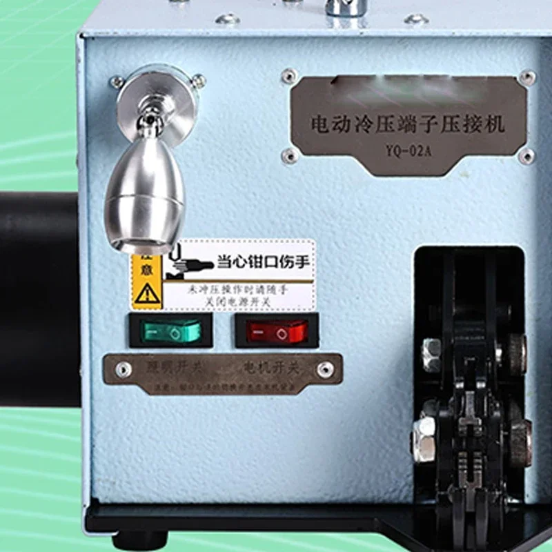 Electric Cold Pressing Terminal Crimping Machine For YQ-02A Crimping Pliers 60W/220V 50Hz Jaw Pressure Adjustable