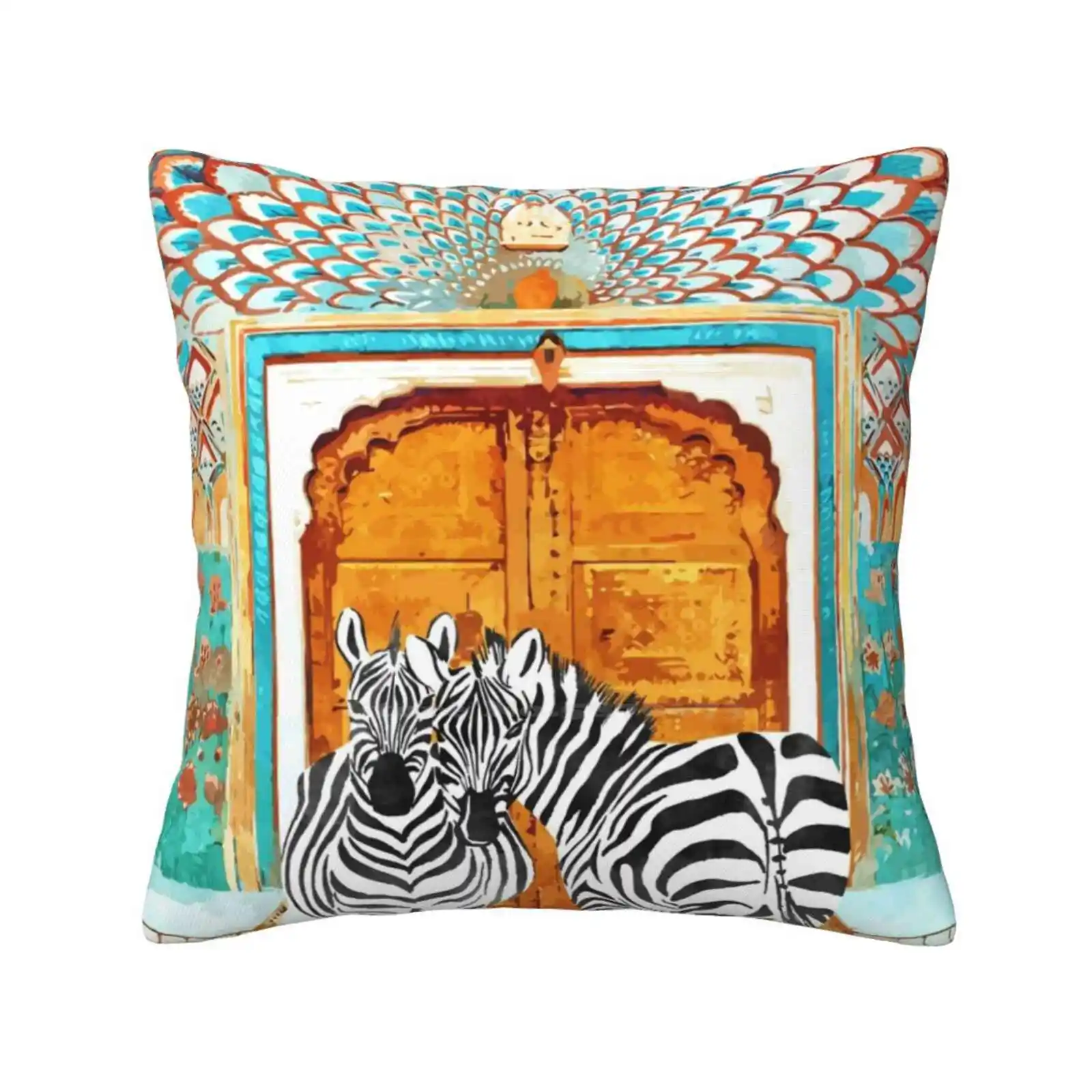 Наволочка для спальни и офиса с рисунком зебры и дикой природы Наволочка для спальни и офиса с рисунком зебры и дикой природы